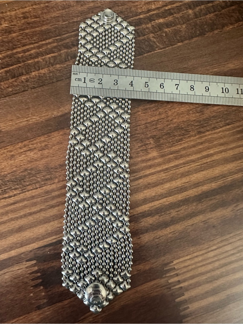 Sergio Gutierrez SG Liquid Metal statement bracelet
